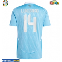 Belgien Dodi Lukebakio #14 Auswärtstrikot EM 2024 Kurzarm